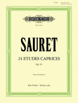 Emile Sauret: 24 Etudes Caprices, Op. 64