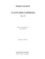 Emile Sauret: 24 Etudes Caprices, Op. 64 Product Image
