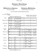 Berlioz, Hector: Tristia for choir and orchestra Op. 18 Product Image