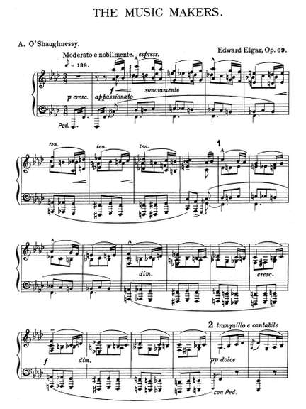 Elgar, Edward : The Music Makers Op. 69
