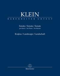 Klein, Gideon: Sonata for Piano / Landscape