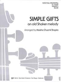 Brackett, Joeseph: Simple Gifts (full orchestra score)