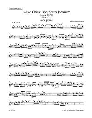 Bach, JS: St. John Passion "O Mensch, bewein" BWV 245.2 - Version II (1725)
