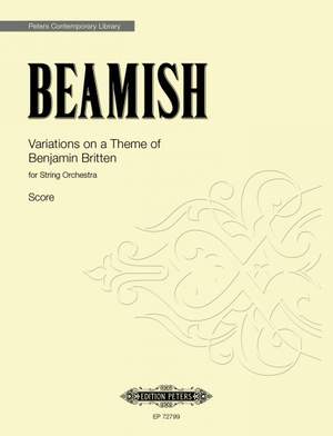 Beamish, Sally: Variations on a Theme of Britten (score)