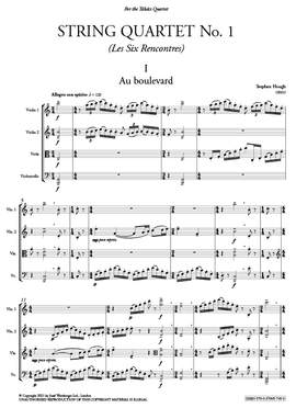 Hough, Stephen: String Quartet No.1 (Les Six Rencontre)