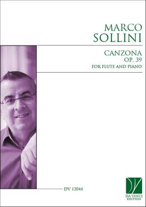 Marco Sollini: Canzona Op. 39, for Flute and Piano