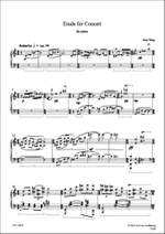 Wang Zhiyi: Etude for Concert, for Piano Product Image