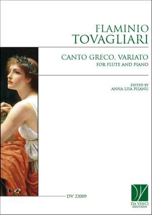 Flaminio Tovagliari: Canto Greco, Variato for Flute and Piano