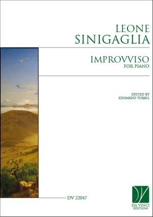 Leone Sinigaglia: Improvviso, for Piano