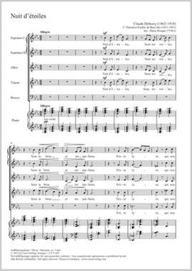 Debussy, Claude: Nuit d'étoiles