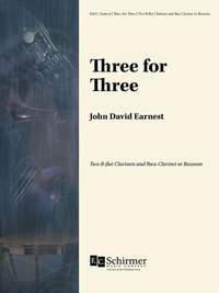 John David Earnest: Three for Three