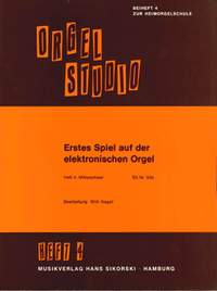 Erstes Spiel auf der elektronischen Orgel