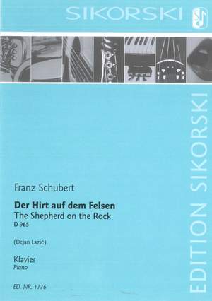 Schubert, F: Der Hirt auf dem Felsen