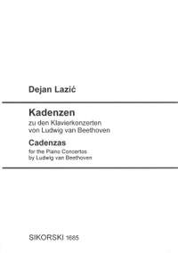 Lazić, D: Kadenzen zu den Klavierkonzerten von Ludwig van Beethoven