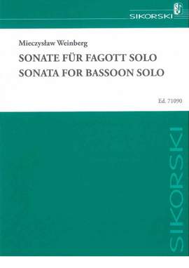 Weinberg, M: Sonate für Fagott solo