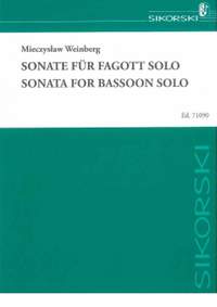 Weinberg, M: Sonate für Fagott solo