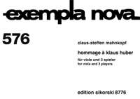 Mahnkopf, C: Hommage à Klaus Huber