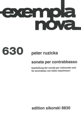 Ruzicka, P: Sonata per contrabbasso