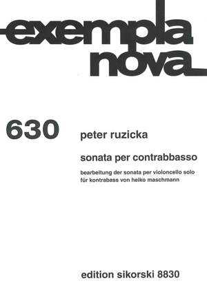 Ruzicka, P: Sonata per contrabbasso 630