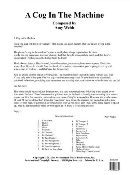 Webb, A: A Cog In The Machine