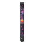 D'Addario Outrun Polyester Guitar Strap, Neon Stars  Product Image