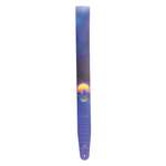 D'Addario Outrun Printed Leather Guitar Strap, Sunset Product Image