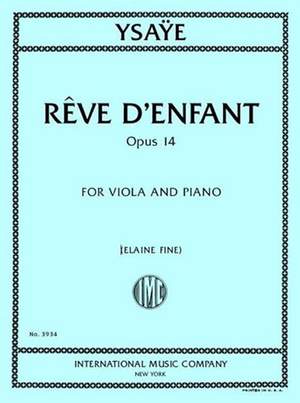 Eugene Ysaye: Reve d'Enfant Op. 14