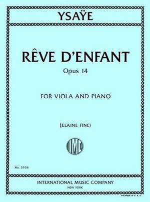 Eugene Ysaye: Reve d'Enfant Op. 14
