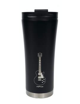 Coffee-to-go thermo mug: e-guitar