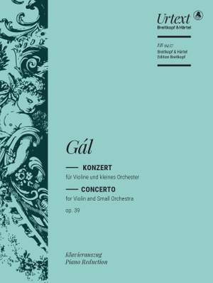 Gál, Hans: Violin Concerto Op. 39