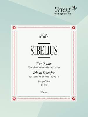 Sibelius, Jean: Trio in D major “Korpo-Trio” JS 209