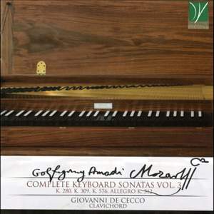 Mozart: Complete Keybord Sonatas, Vol. 3: K. 309, K. 312, K. 576 & K. 280