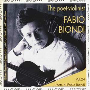 The Poet-Violinist: Fabio Biondi