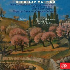 Martinů: Rhapsody-Concerto, Sinfonia concertante