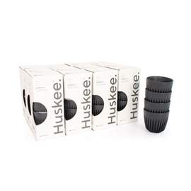 12x 3oz Espresso HuskeeCup 4-pack - Charcoal