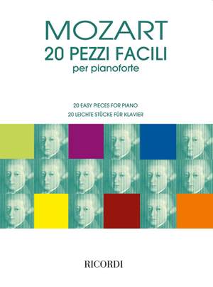 Wolfgang Amadeus Mozart: 20 pezzi facili per pianoforte