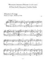 Wolfgang Amadeus Mozart: 20 pezzi facili per pianoforte Product Image