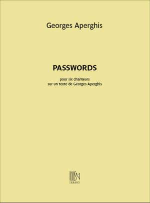 Georges Aperghis: Passwords