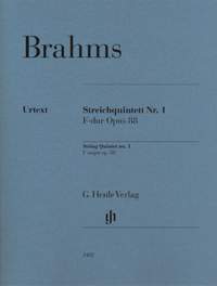 Brahms: String Quintet No. 1 in F major, Op. 88