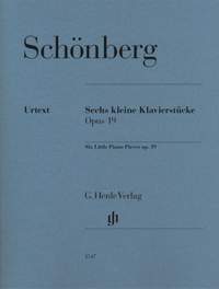 Schoenberg, A: 6 kleine Klavierstücke op. 19 op. 19
