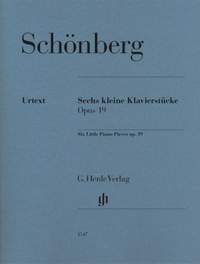 Schoenberg: 6 kleine Klavierstücke op. 19