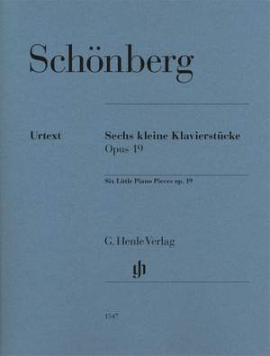 Schoenberg, A: 6 kleine Klavierstücke op. 19 op. 19