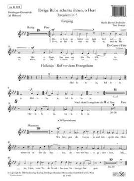 Paulmichl, H: Ewige Ruhe schenke ihnen, o Herr F minor op. 314