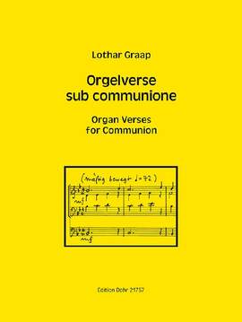 Graap, L: Orgelverse sub communione