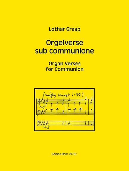 Graap, L: Orgelverse sub communione
