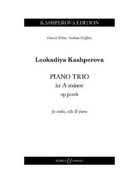 Kashperova, L: Piano Trio in A minor A minor op. posth.