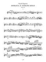 Nicolò Paganini: Sonata à violin solo (M.S. 83) Product Image