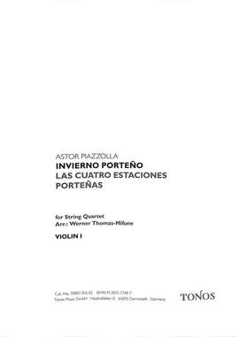 Astor Piazzolla: Invierno Porteno