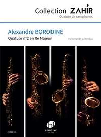 Borodine, Alexandre: Quatuor No.2 en Re majeur (sax quartet)