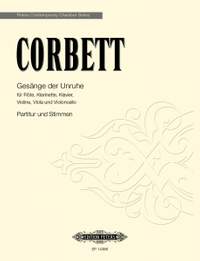 Corbett, Sidney: Gesange der Unruhe